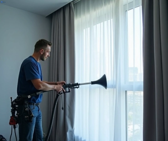 Professional drapes cleaning process tools Matty Curtain Cleaning oatlands-nsw